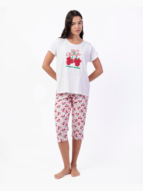 Pigiama a maniche corte da donna DISNEY Minnie Cherry - Kiabi Pigiama a maniche corte da donna DISNEY Minnie Cherry - Kiabi