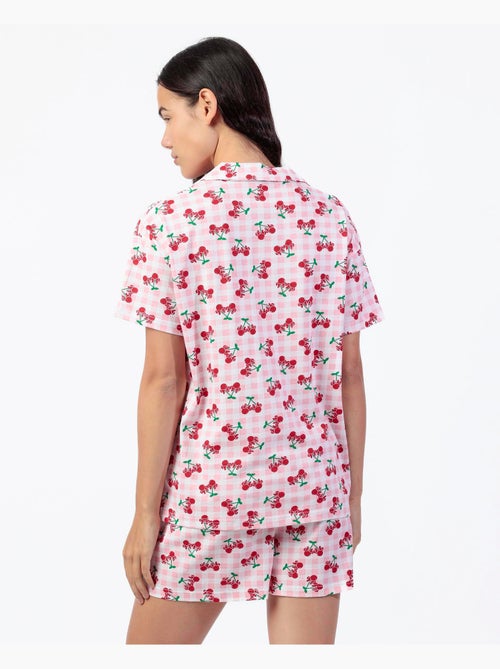 Pigiama a maniche corte da donna DISNEY Minnie Cherry - Kiabi Pigiama a maniche corte da donna DISNEY Minnie Cherry - Kiabi