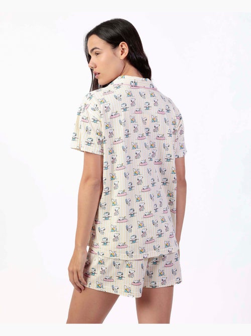 Pigiama a maniche corte da donna PEANUTS Summer Break - Kiabi Pigiama a maniche corte da donna PEANUTS Summer Break - Kiabi