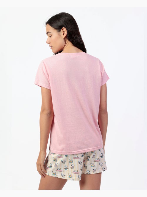 Pigiama a maniche corte da donna PEANUTS Summer Break - Kiabi Pigiama a maniche corte da donna PEANUTS Summer Break - Kiabi