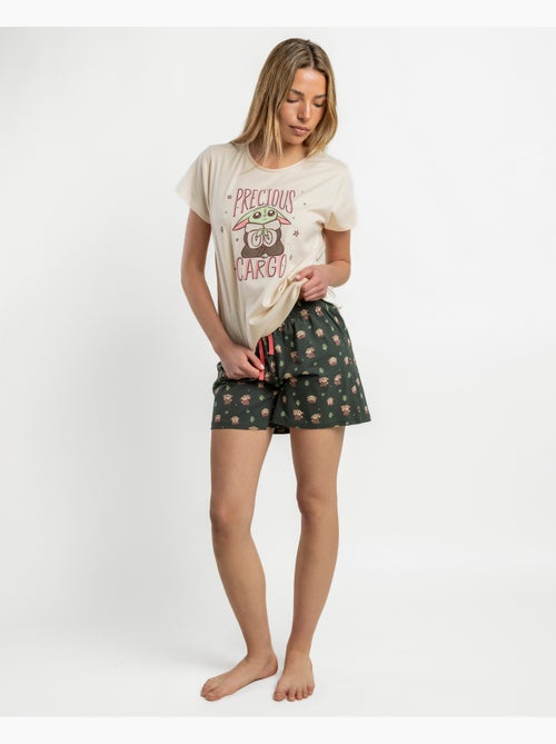 Pigiama a maniche corte da donna STAR WARS Precious Cargo - Kiabi Pigiama a maniche corte da donna STAR WARS Precious Cargo - Kiabi