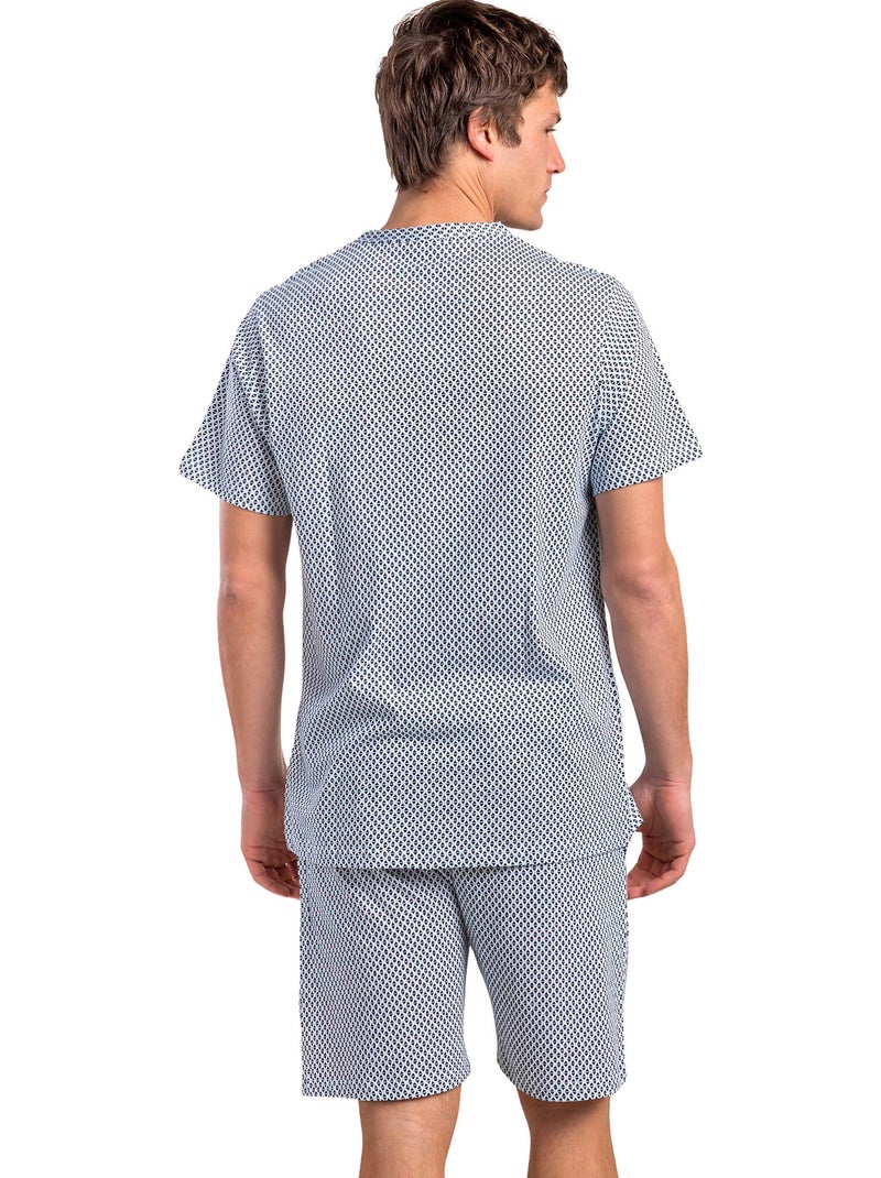 Pigiama a maniche corte da uomo ADMAS CLASSIC Blu - Kiabi