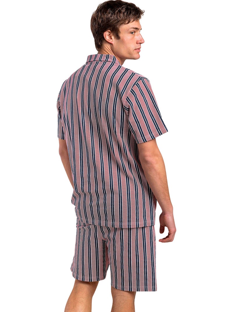Pigiama a maniche corte da uomo ADMAS CLASSIC Motion Rosso - Kiabi