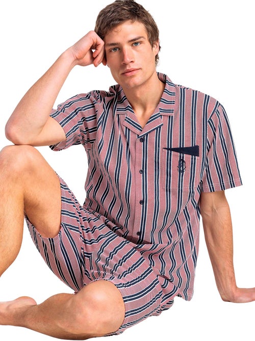 Pigiama a maniche corte da uomo ADMAS CLASSIC Motion - Kiabi Pigiama a maniche corte da uomo ADMAS CLASSIC Motion - Kiabi