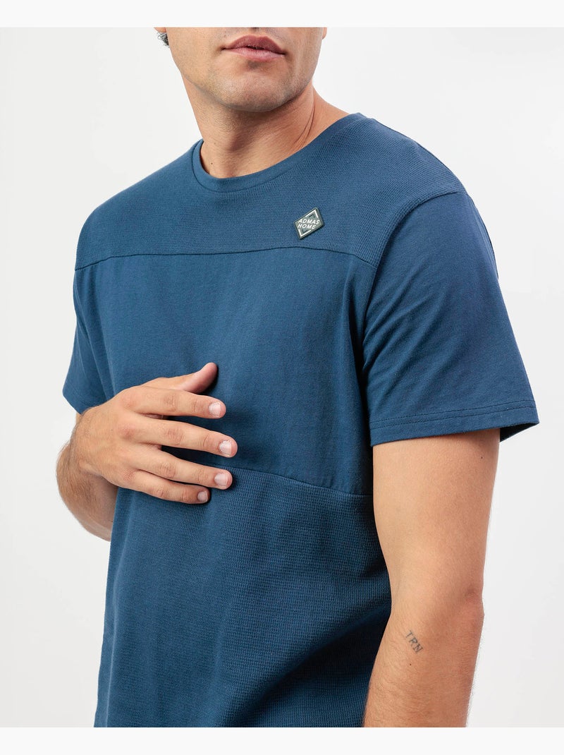Pigiama a maniche corte da uomo ADMAS HOME Honey Comb Blu - Kiabi