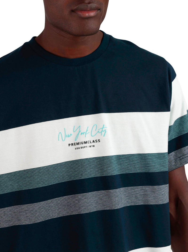 Pigiama a maniche corte da uomo ADMAS New York City Blu - Kiabi