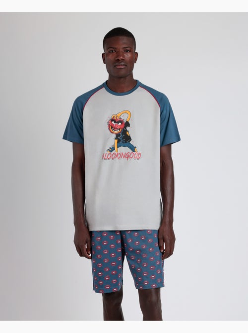 Pigiama a maniche corte da uomo DISNEY Generals - Kiabi