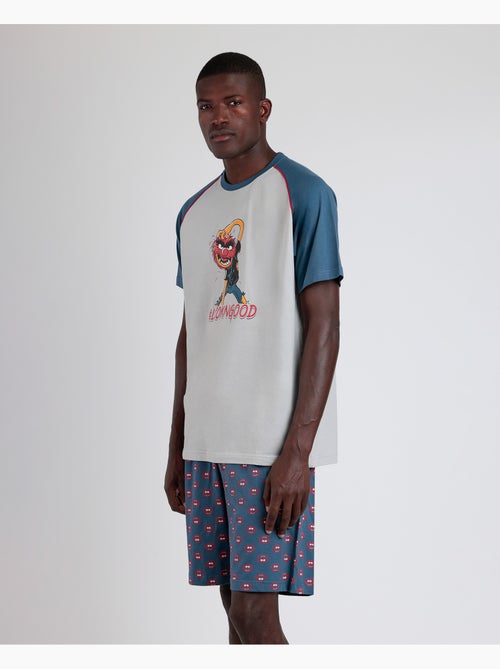 Pigiama a maniche corte da uomo DISNEY Generals - Kiabi