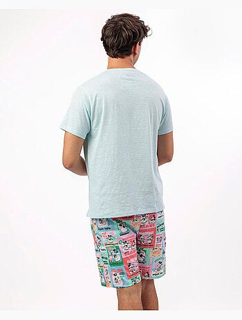 Pigiama a maniche corte da uomo Disney Holiday Vibes