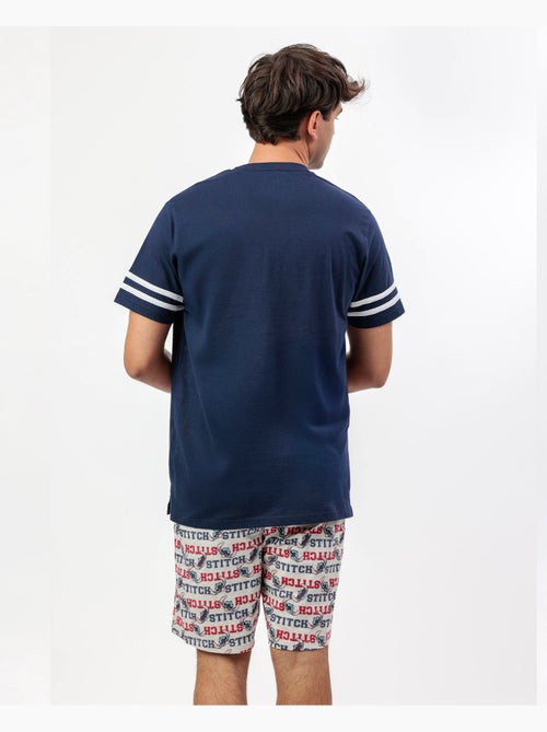 Pigiama a maniche corte da uomo DISNEY Stitch University - Kiabi Pigiama a maniche corte da uomo DISNEY Stitch University - Kiabi