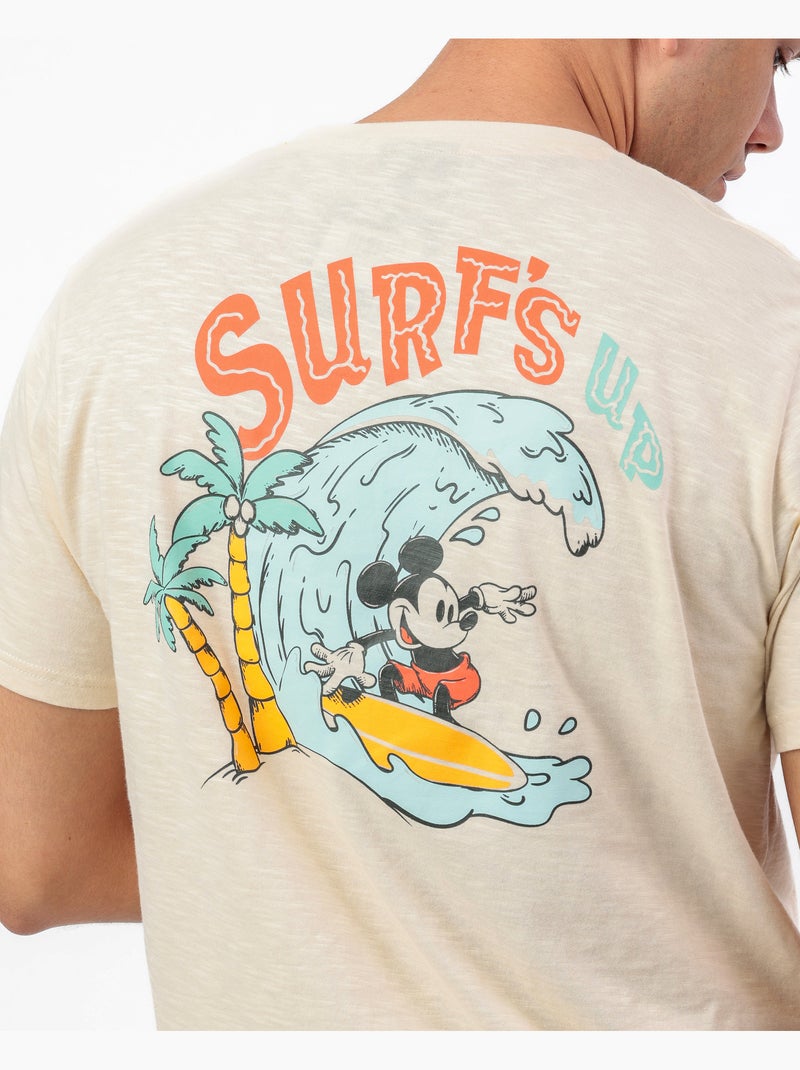 Pigiama a maniche corte da uomo DISNEY Surf S Up Crema - Kiabi