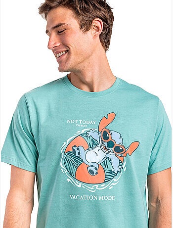 Pigiama a maniche corte da uomo DISNEY Vacation Mode