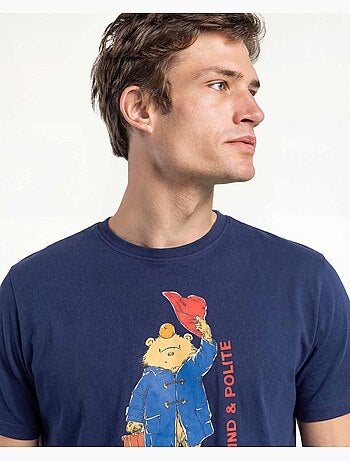 Pigiama a maniche corte da uomo PADDINGTON CLASSIC con stampa acquerello