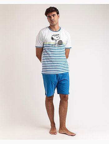 Pigiama a maniche corte da uomo PEANUTS Tennis Club