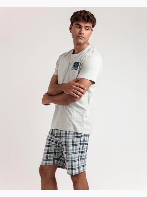 Pigiama a maniche corte da uomo Scooty STAY AT HOME - Kiabi Pigiama a maniche corte da uomo Scooty STAY AT HOME - Kiabi