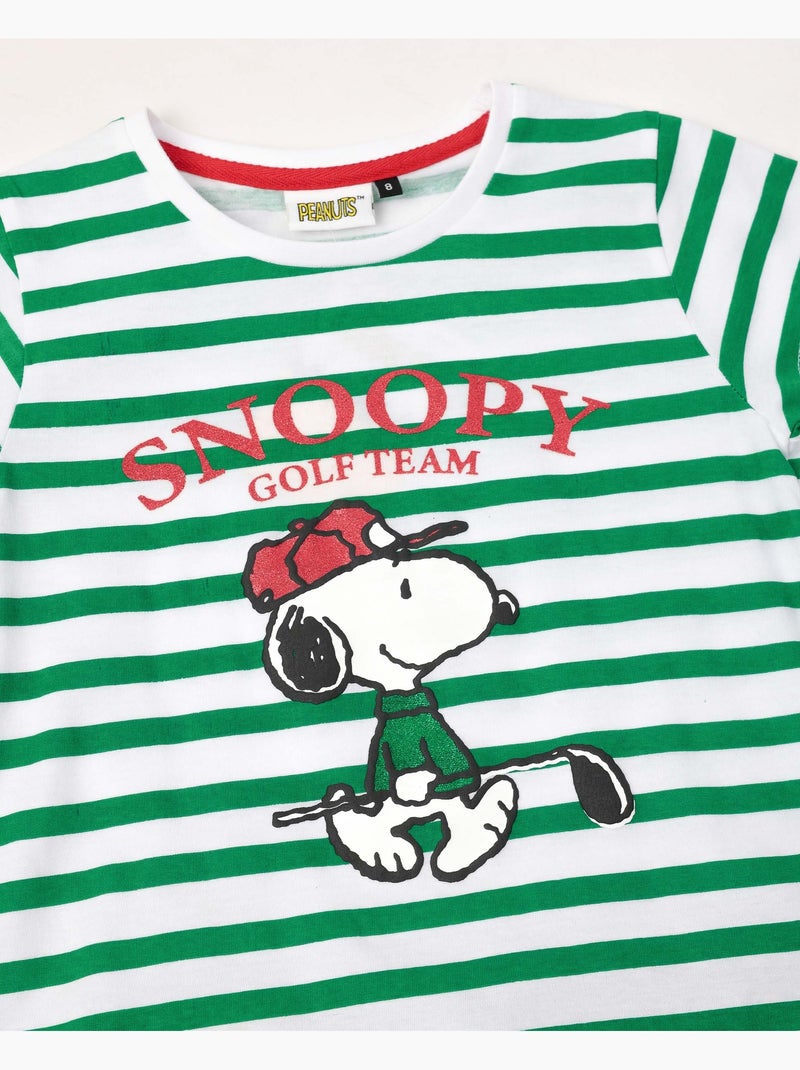 Pigiama a maniche corte della squadra di golf per ragazze PEANUTS Verde - Kiabi