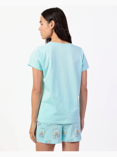 Pigiama a maniche corte Disney Alice blu da donna - Kiabi Pigiama a maniche corte Disney Alice blu da donna - Kiabi