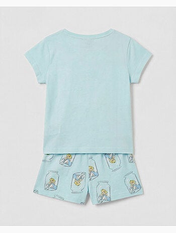 Pigiama a maniche corte Disney Blue Alice per bambine