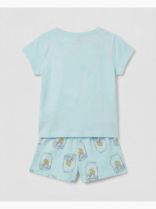 Pigiama a maniche corte Disney Blue Alice per bambine - Kiabi Pigiama a maniche corte Disney Blue Alice per bambine - Kiabi