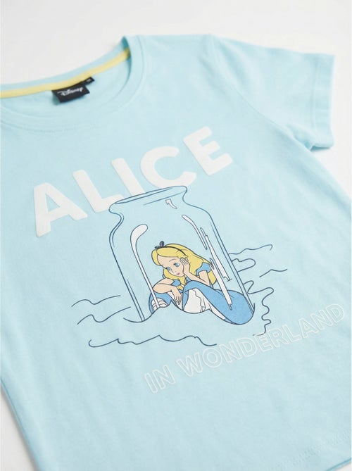 Pigiama a maniche corte Disney Blue Alice per bambine - Kiabi Pigiama a maniche corte Disney Blue Alice per bambine - Kiabi