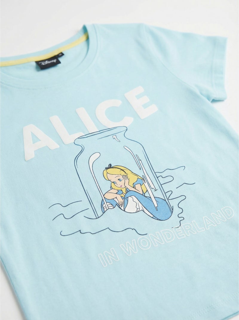 Pigiama a maniche corte Disney Blue Alice per bambine Blu - Kiabi