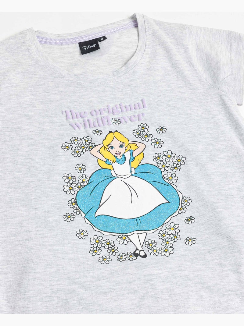 Pigiama a maniche corte DISNEY Dreamland per bambine Grigio melangiato - Kiabi