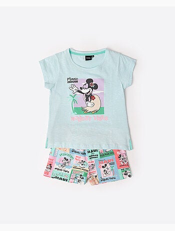 Pigiama a maniche corte Disney Holiday Vibes per bambine