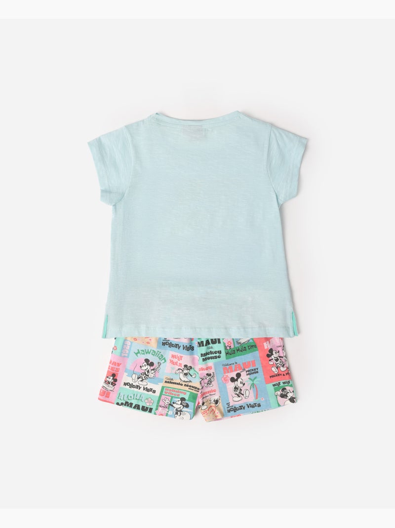 Pigiama a maniche corte Disney Holiday Vibes per bambine Blu - Kiabi