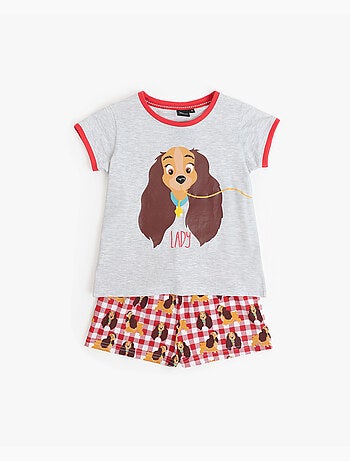 Pigiama a maniche corte DISNEY Lilli e il Vagabondo per bambine