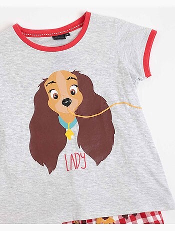 Pigiama a maniche corte DISNEY Lilli e il Vagabondo per bambine
