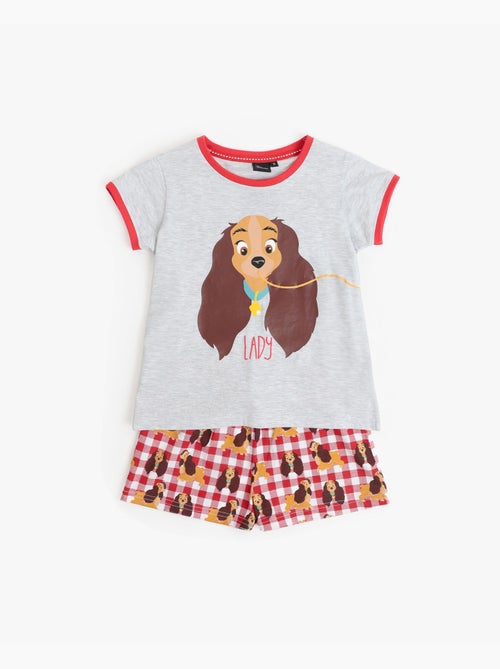 Pigiama a maniche corte DISNEY Lilli e il Vagabondo per bambine - Kiabi Pigiama a maniche corte DISNEY Lilli e il Vagabondo per bambine - Kiabi