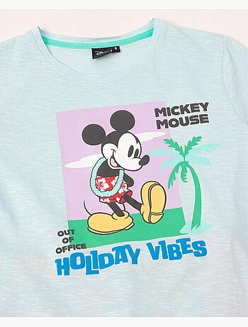 Pigiama a maniche corte Disney per ragazzi Holiday Vibes