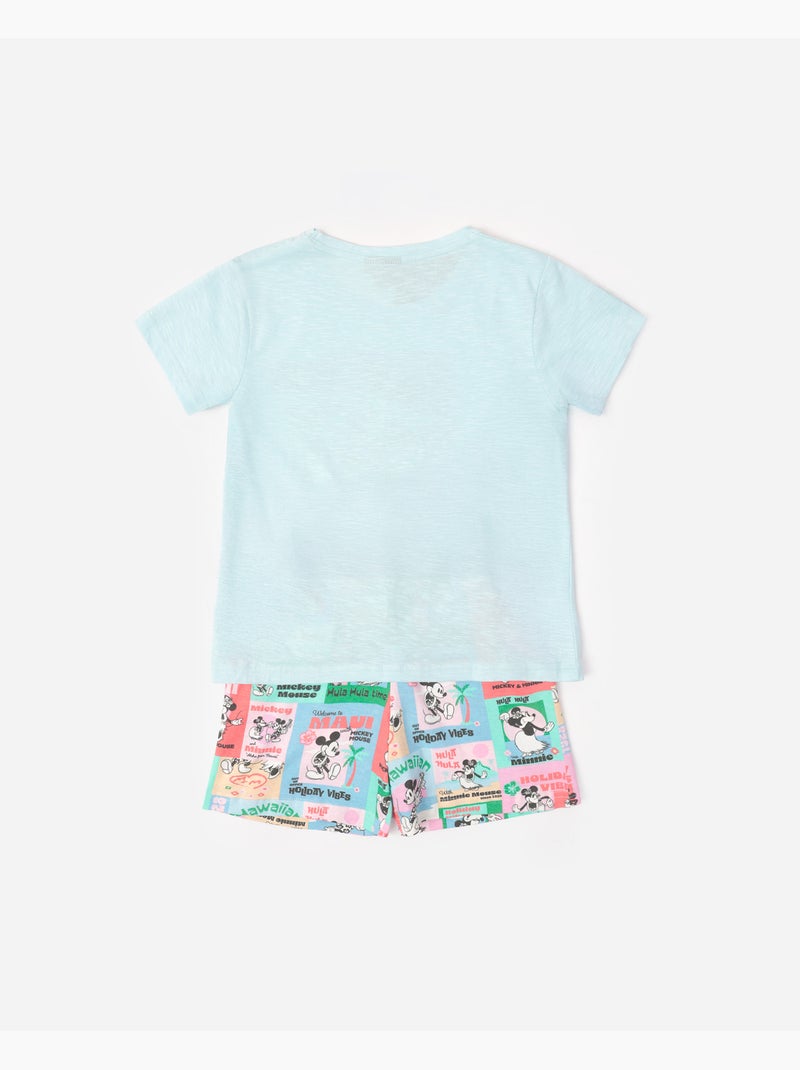 Pigiama a maniche corte Disney per ragazzi Holiday Vibes Blu - Kiabi