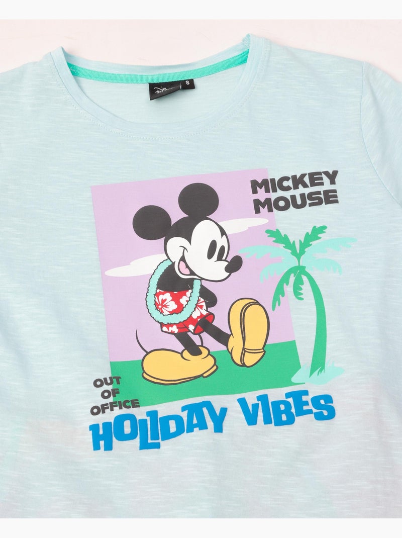 Pigiama a maniche corte Disney per ragazzi Holiday Vibes Blu - Kiabi