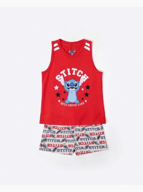 Pigiama a maniche corte DISNEY Stitch University per ragazze - Kiabi Pigiama a maniche corte DISNEY Stitch University per ragazze - Kiabi