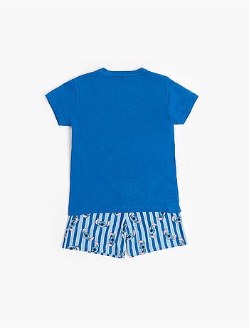 Pigiama a maniche corte DISNEY Stitch Waves per bambini