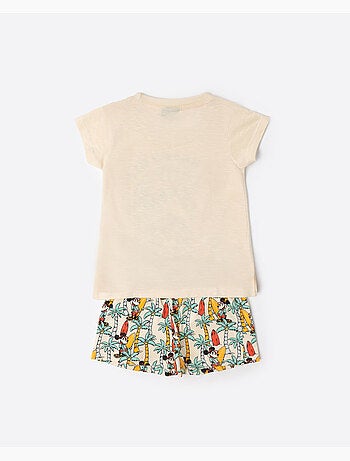 Pigiama a maniche corte DISNEY Surf S Up per bambine