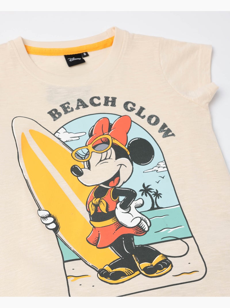 Pigiama a maniche corte DISNEY Surf S Up per bambine Crema - Kiabi