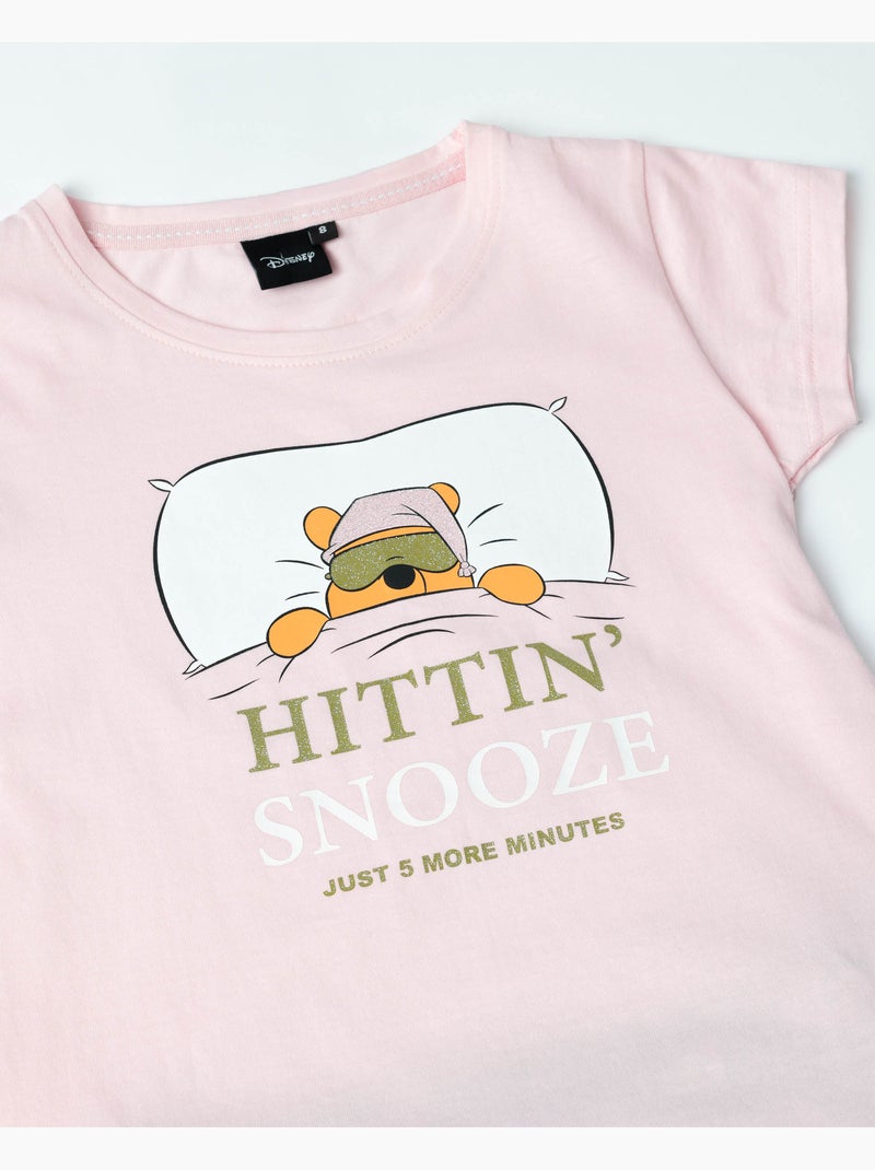 Pigiama a maniche corte Disney Winnie per bambine Rosa - Kiabi