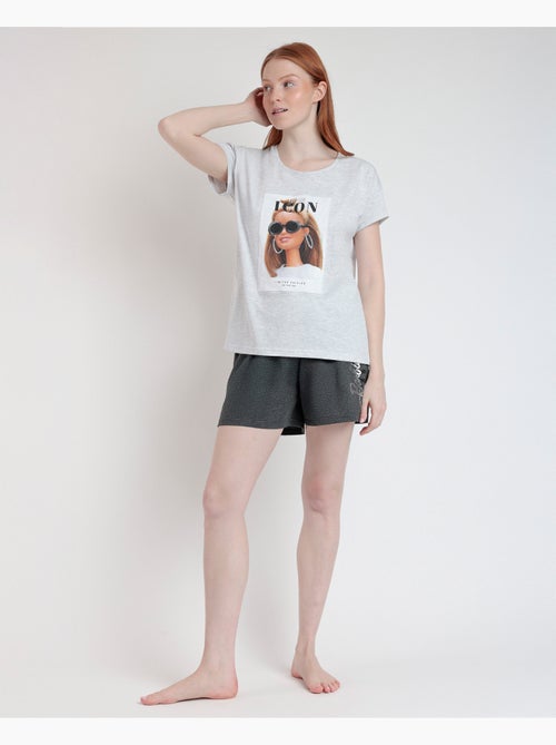 Pigiama a maniche corte Forever Icon di BARBIE da donna - Kiabi