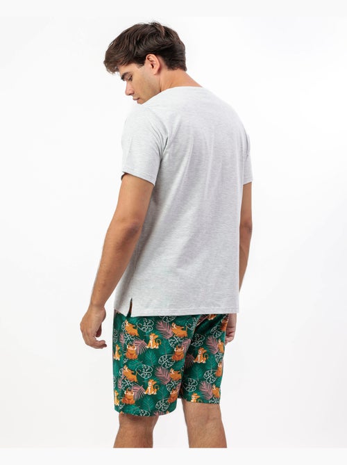 Pigiama a maniche corte Hakuna da uomo DISNEY - Kiabi