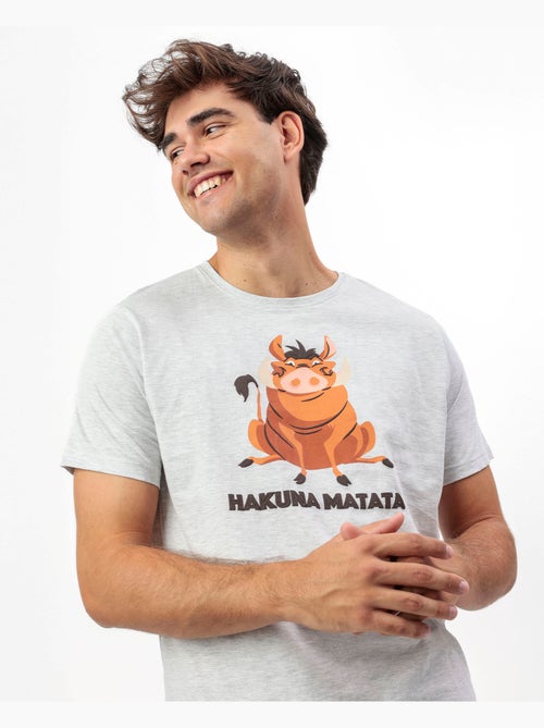 Pigiama a maniche corte Hakuna da uomo DISNEY - Kiabi