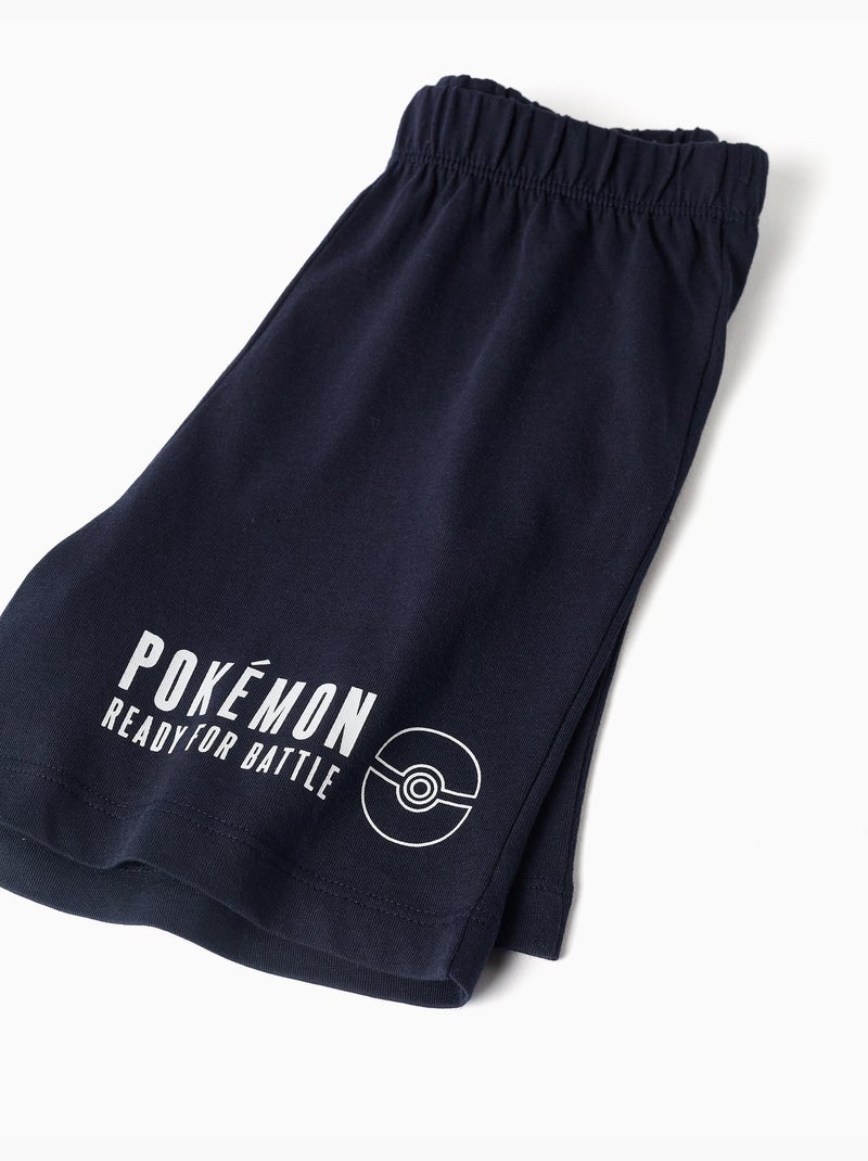 Pigiama a maniche corte in cotone con stampe Pokémon Bianco - Kiabi