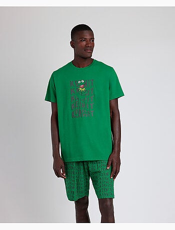 Pigiama a maniche corte Kermit da uomo DISNEY