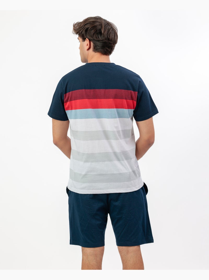 Pigiama a maniche corte LOIS Edge da uomo Blu marino - Kiabi
