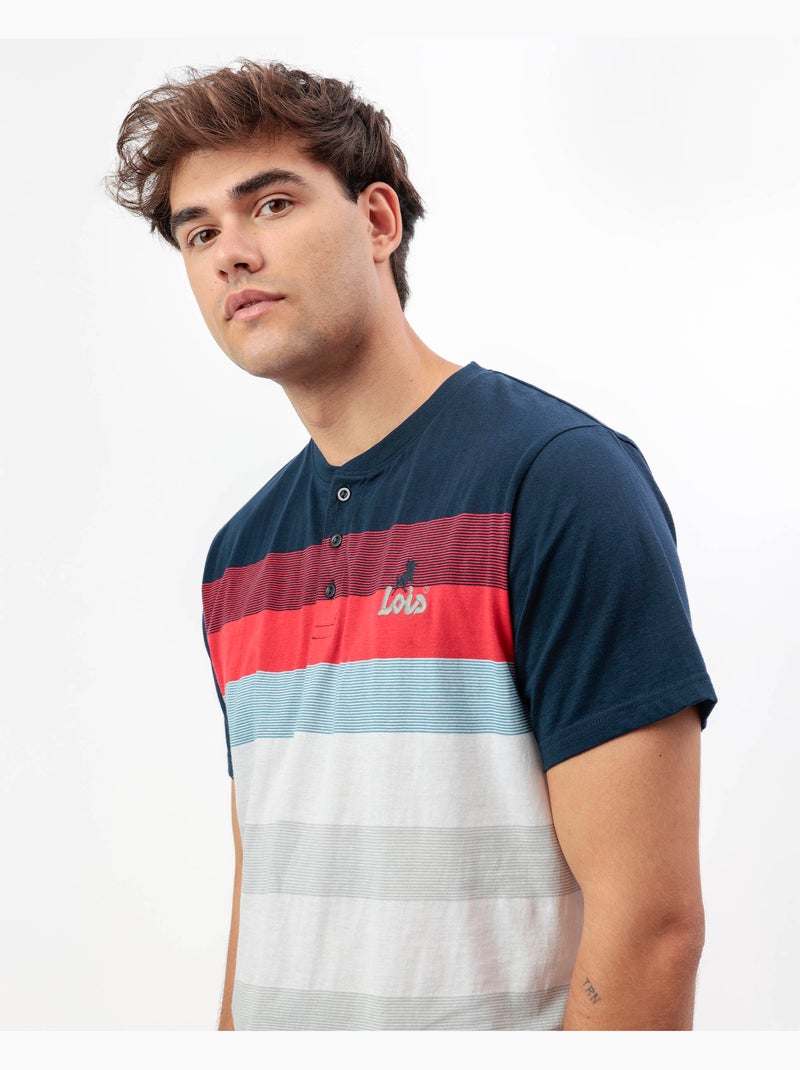 Pigiama a maniche corte LOIS Edge da uomo Blu marino - Kiabi