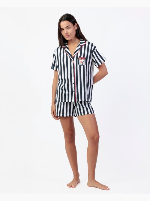 Pigiama a maniche corte Love Sailor da donna PEANUTS - Kiabi Pigiama a maniche corte Love Sailor da donna PEANUTS - Kiabi