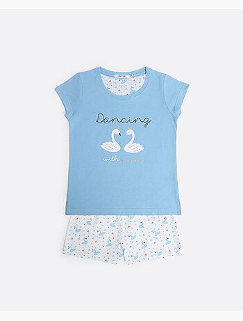 Pigiama a maniche corte per bambine ADMAS Dancing With Swans