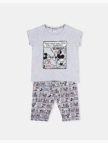 Pigiama a maniche corte per bambine DISNEY Mickey Comic