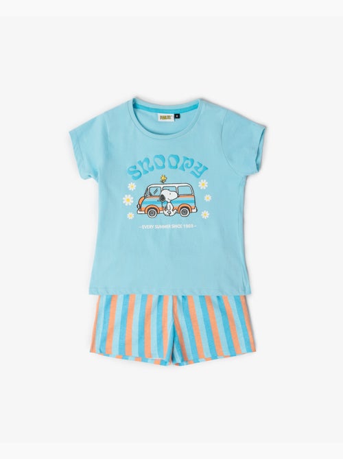 Pigiama a maniche corte per bambine PEANUTS Snoopy Van - Kiabi Pigiama a maniche corte per bambine PEANUTS Snoopy Van - Kiabi
